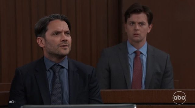 Dante and Michael support Sonny in court 