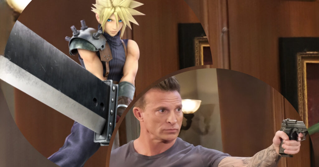 Steve Burton is FF7’s Cloud Strife
