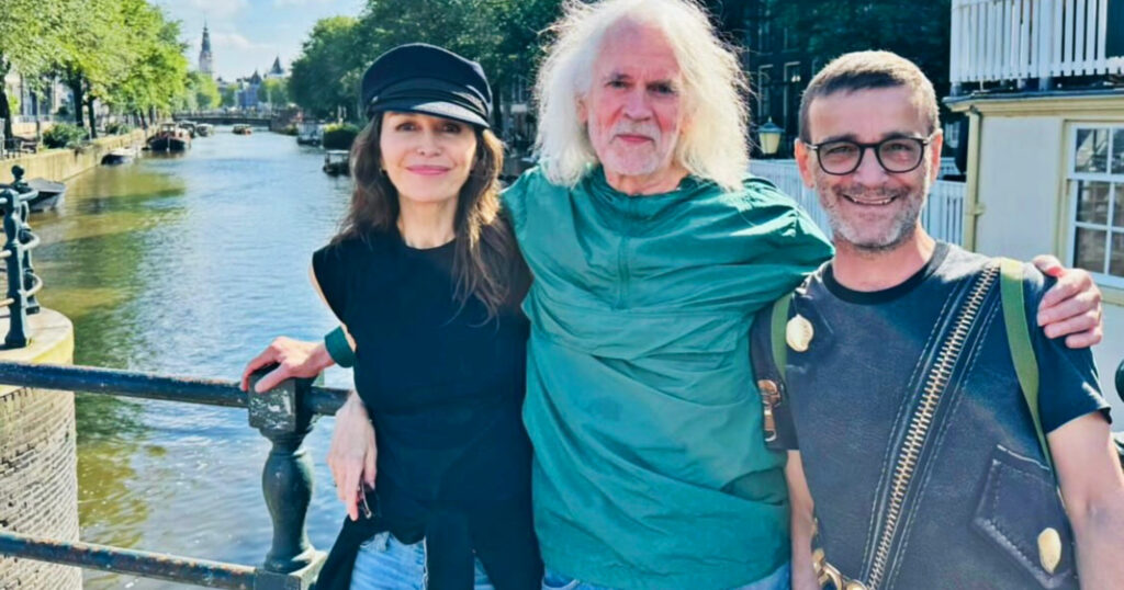 Finola Hughes And Anders Hove Visit Tony Geary