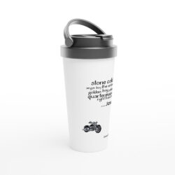 Monica‘s Favorite White 15oz Stainless Steel Travel Mug