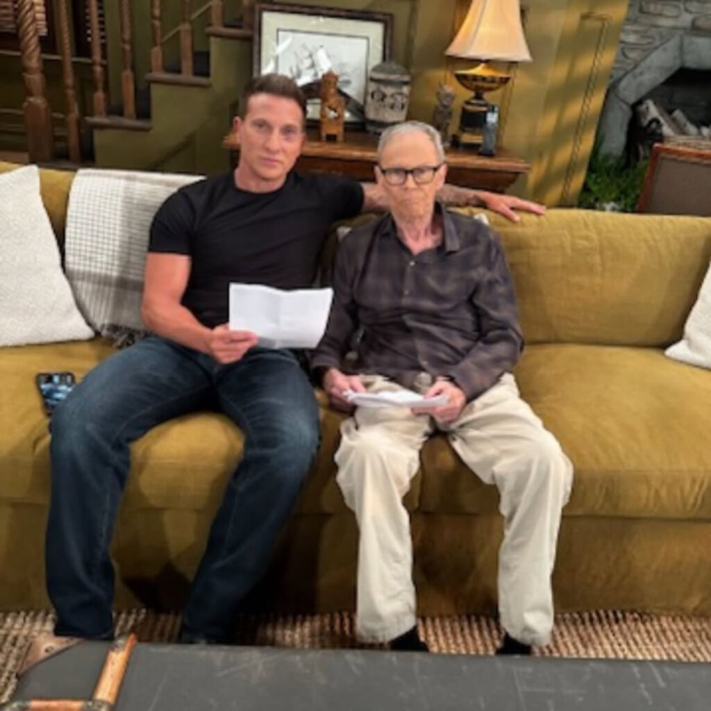 Steve Burton and Tristan Rogers’ Last Photo