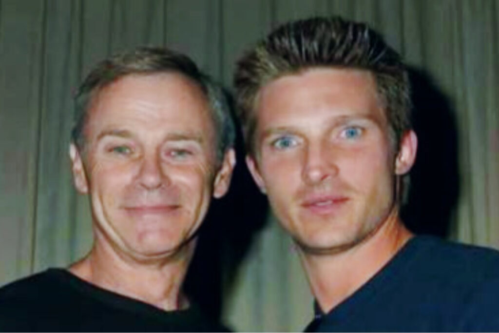 Tristan Rogers and Steve Burton 