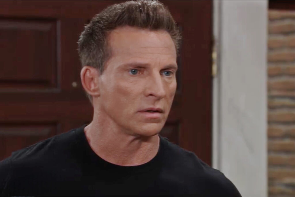 Jason Morgan’s black T-shirt
