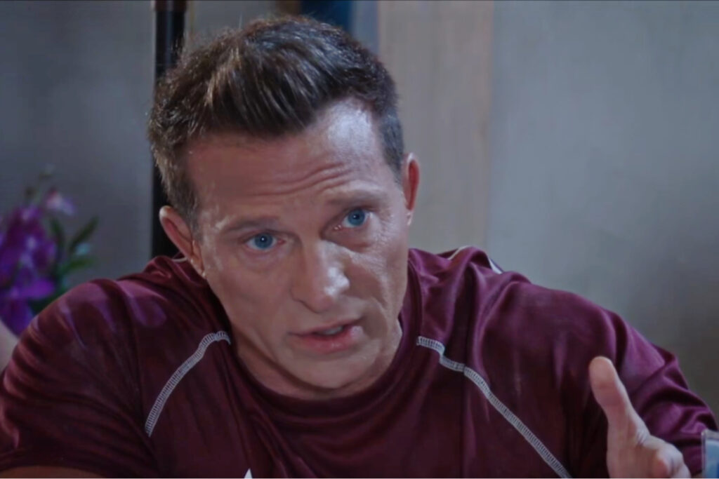 Jason Morgan’s black T-shirt