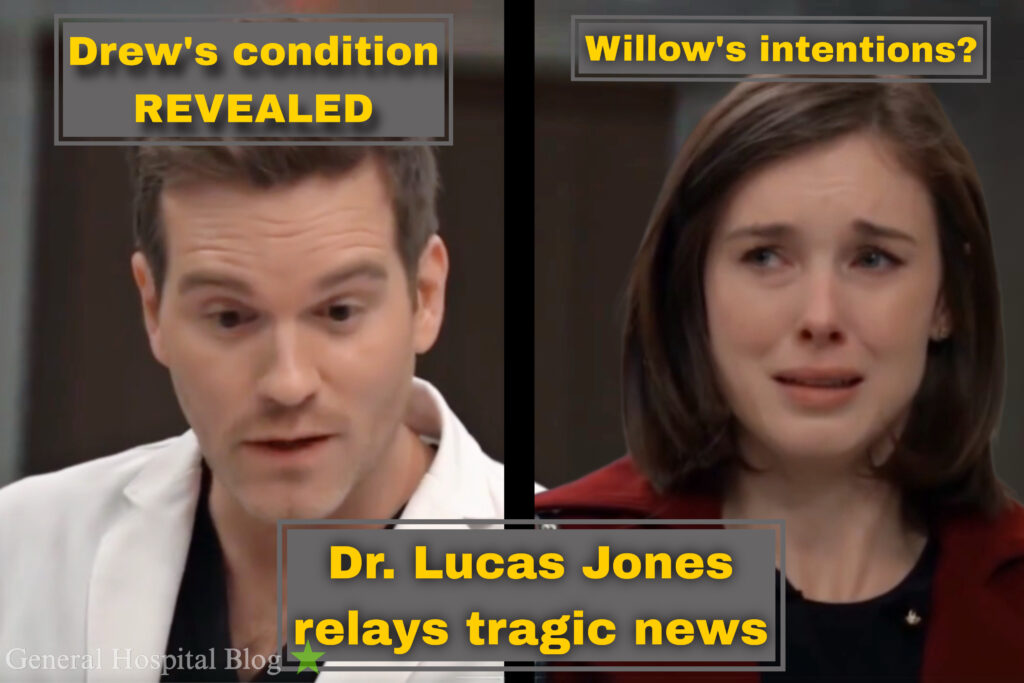Lucas relays tragic news about Drew