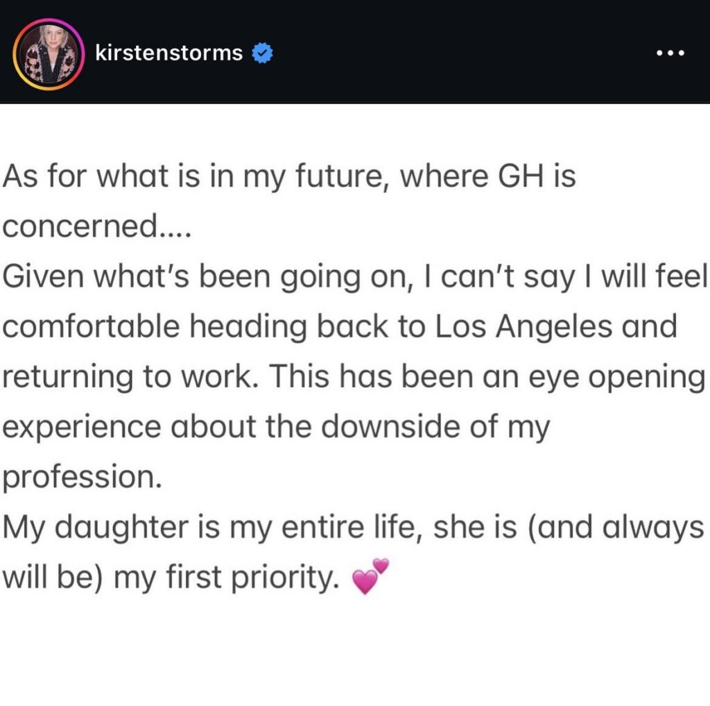Kirsten Storms addresses Brandon Barash’s Claims Kirsten Storms addresses Brandon Barash’s Claims