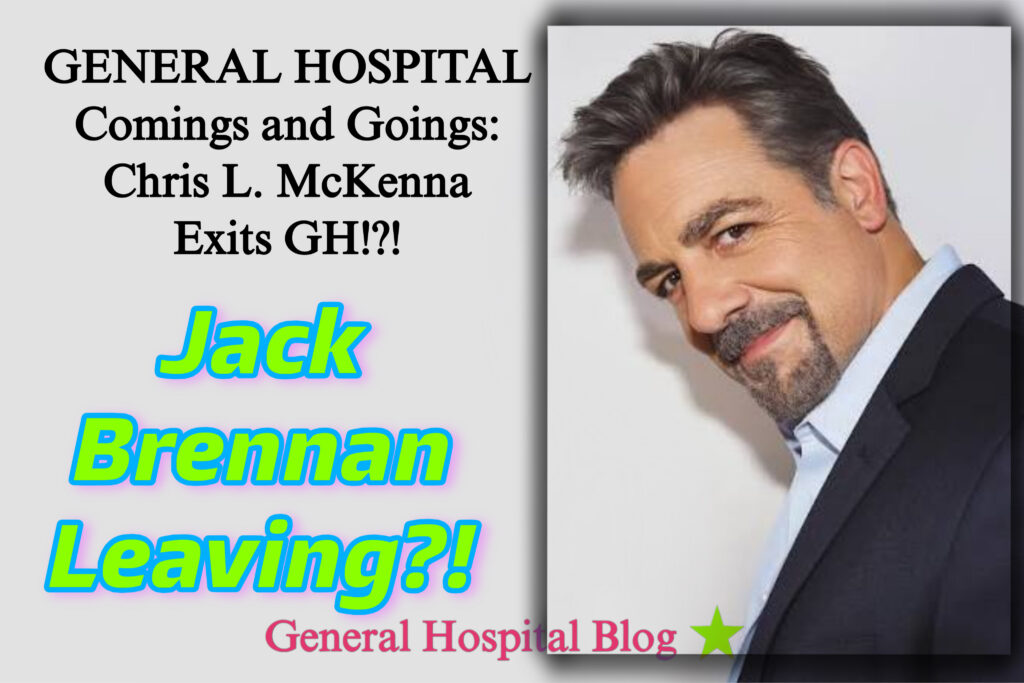 Jack Brennan leaving GH 