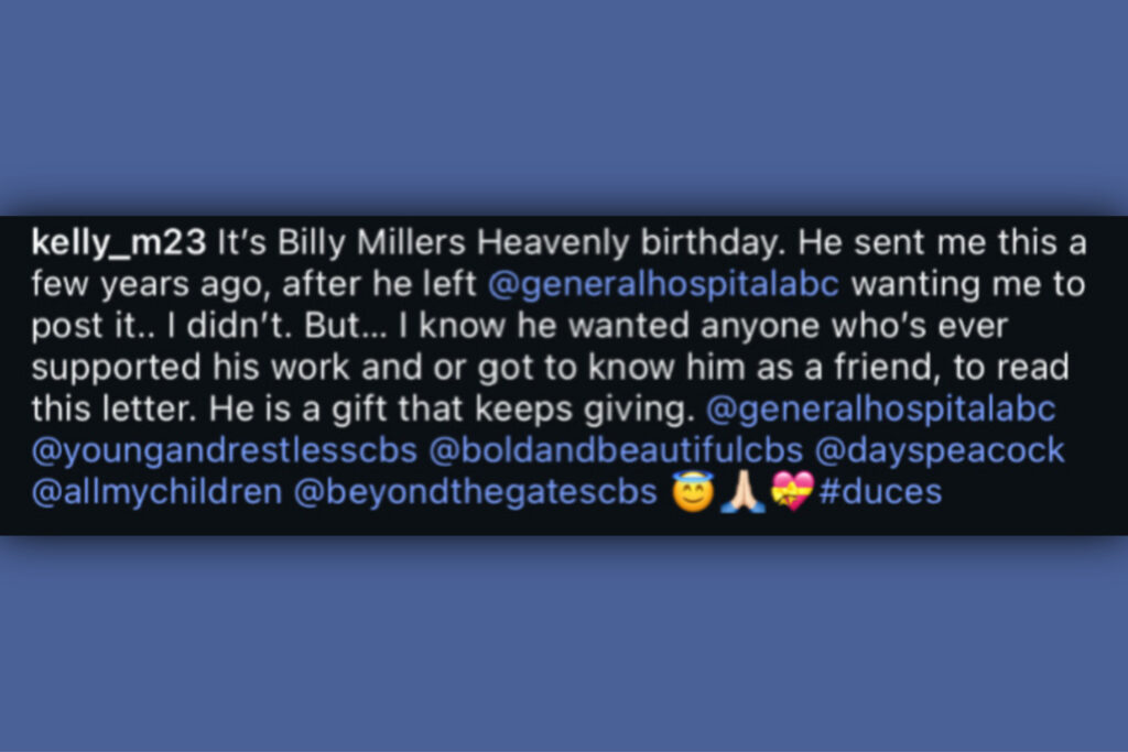 Kelly Monaco Billy Miller 